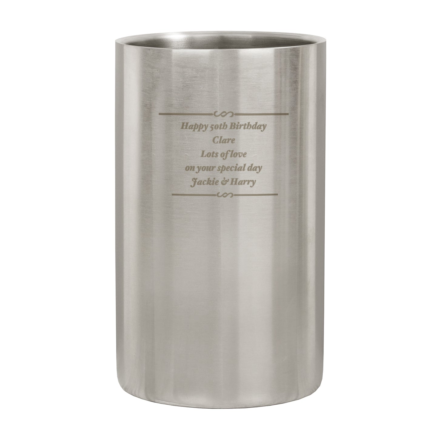 Personalised Any Message Wine Cooler - MK&JD Gifts