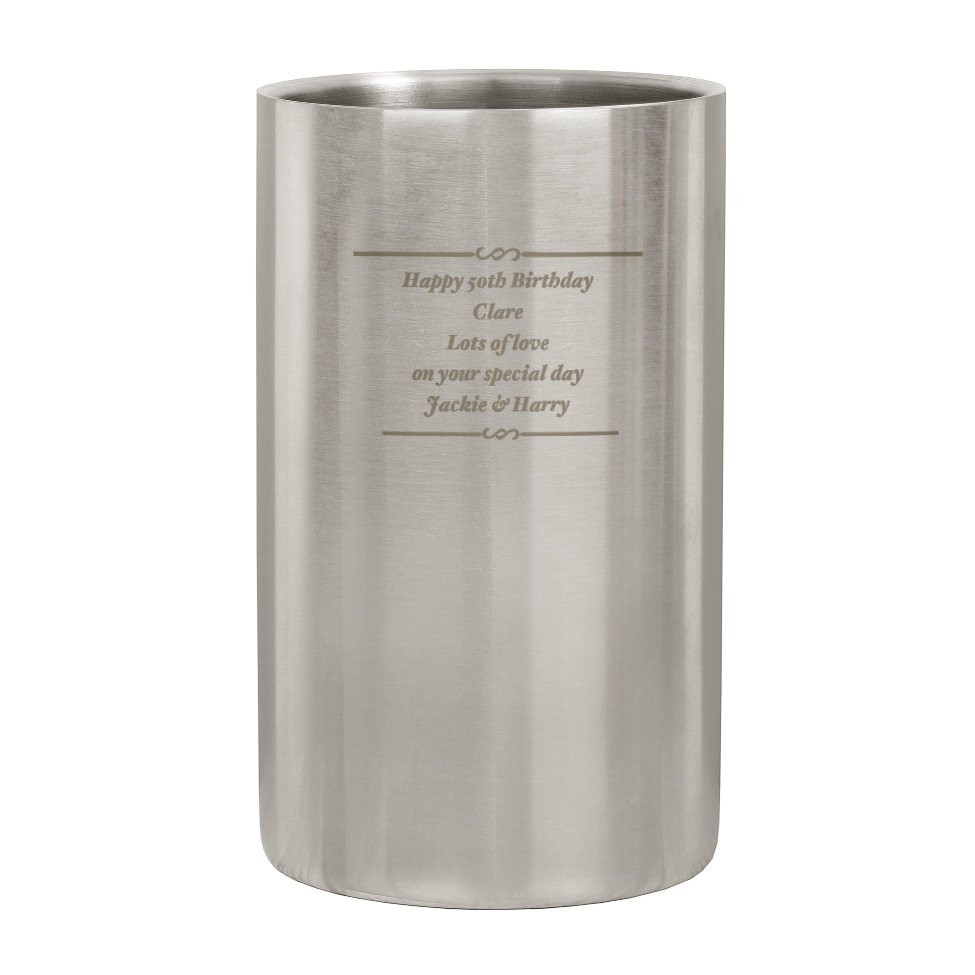 Personalised Any Message Wine Cooler - MK&JD Gifts