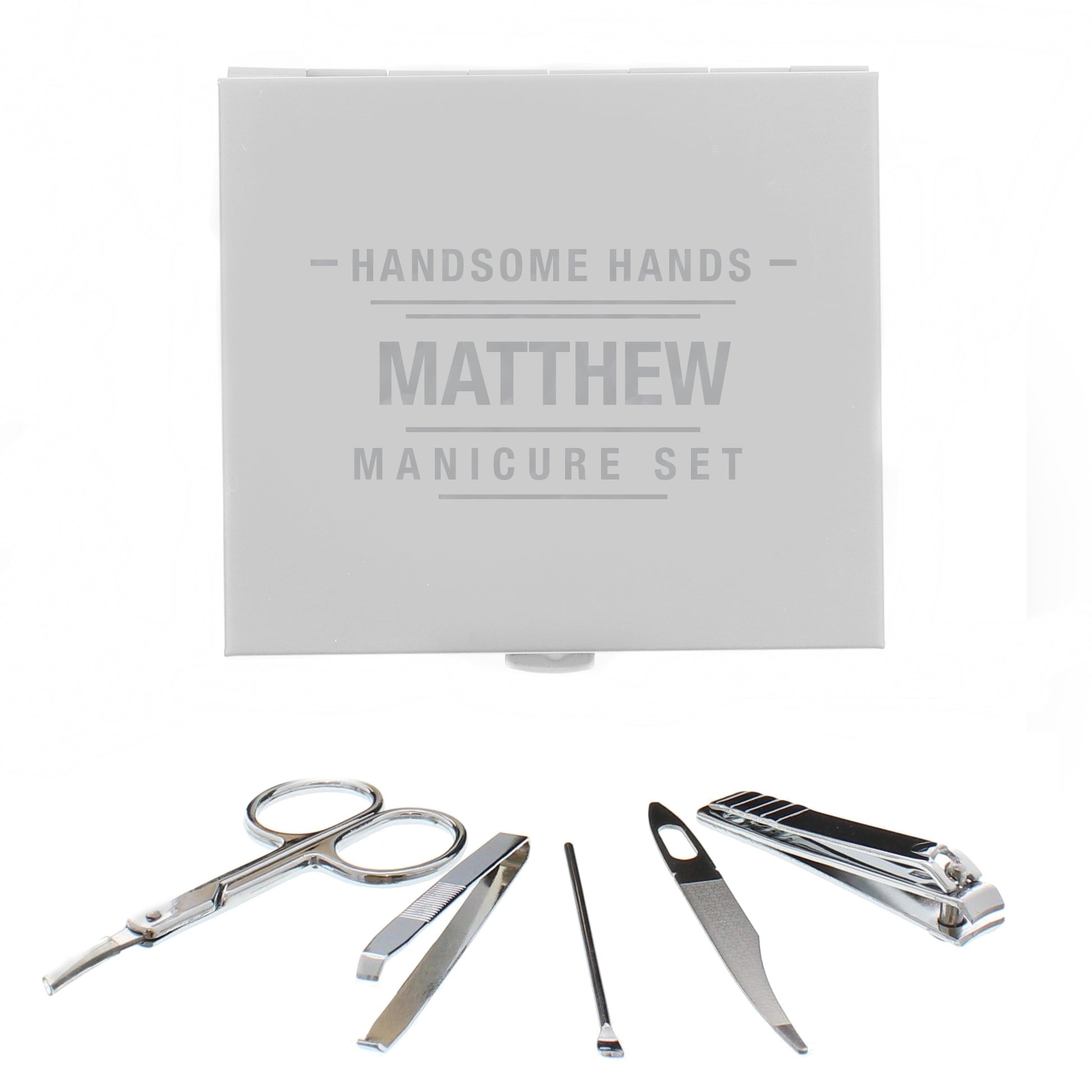 Personalised Handsome Hands Manicure Set - MK&JD Gifts