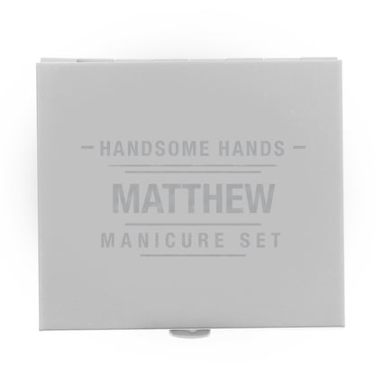 Personalised Handsome Hands Manicure Set - MK&JD Gifts
