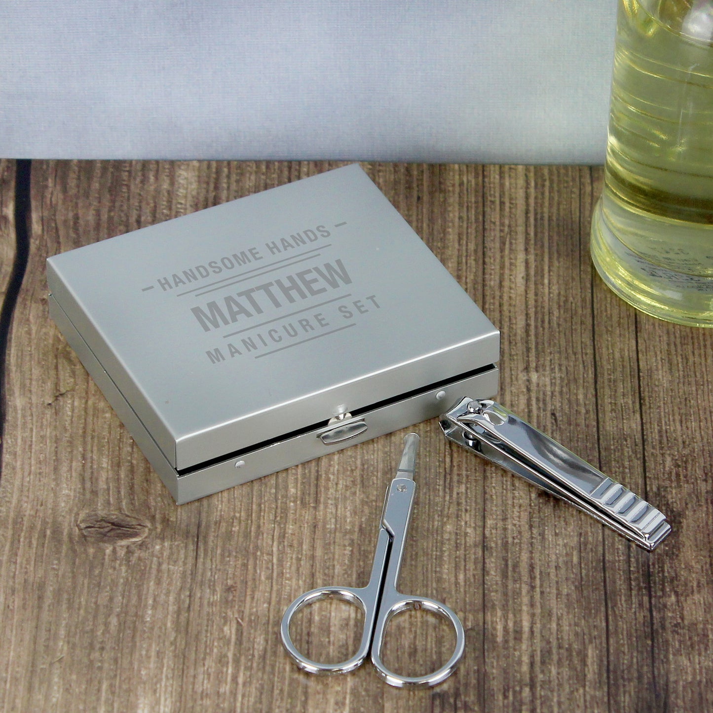 Personalised Handsome Hands Manicure Set - MK&JD Gifts