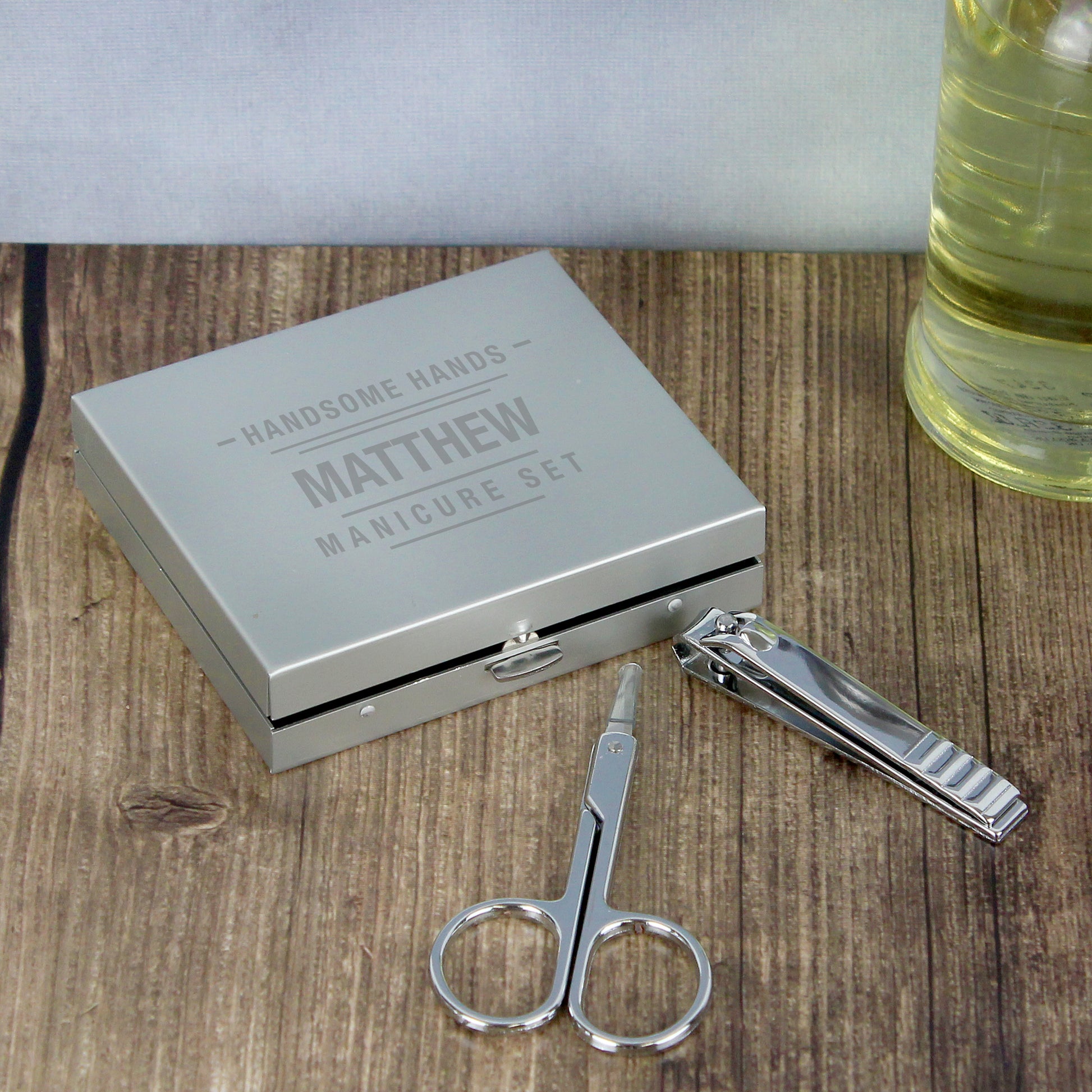 Personalised Handsome Hands Manicure Set - MK&JD Gifts