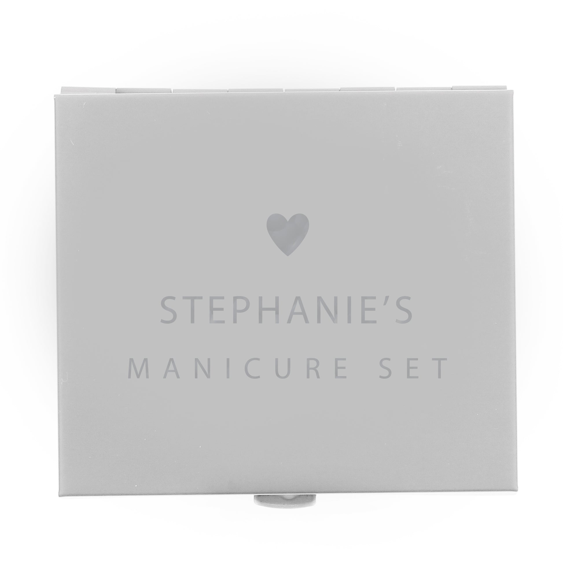 Personalised Heart Manicure Set - MK&JD Gifts