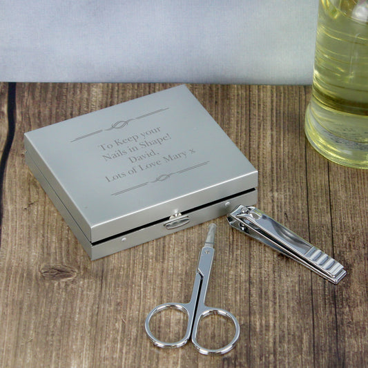 Personalised Any Message Manicure Set - MK&JD Gifts