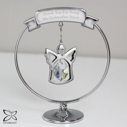 Personalised Crystocraft Angel Ornament - MK&JD Gifts
