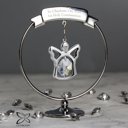 Personalised Crystocraft Angel Ornament - MK&JD Gifts