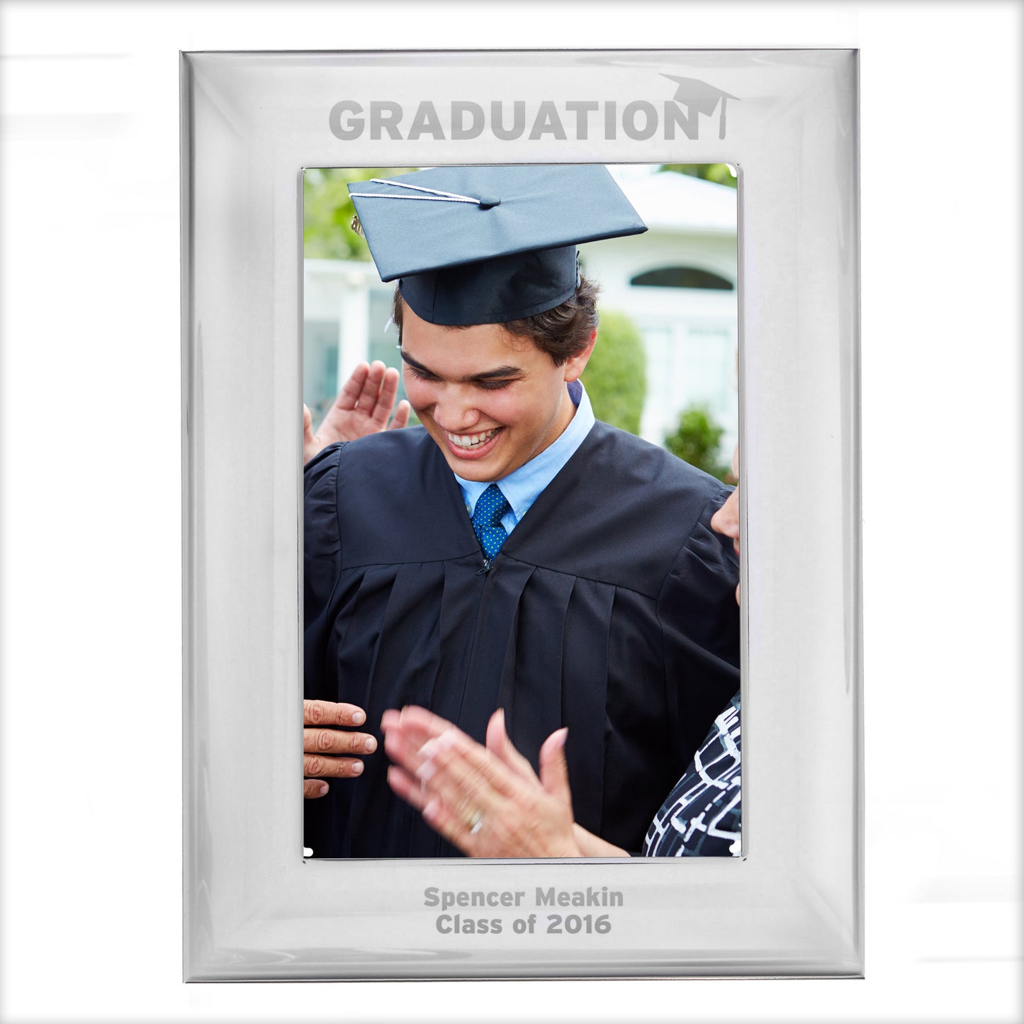 Personalised Graduation Silver 4x6 Photo Frame - MK&JD Gifts