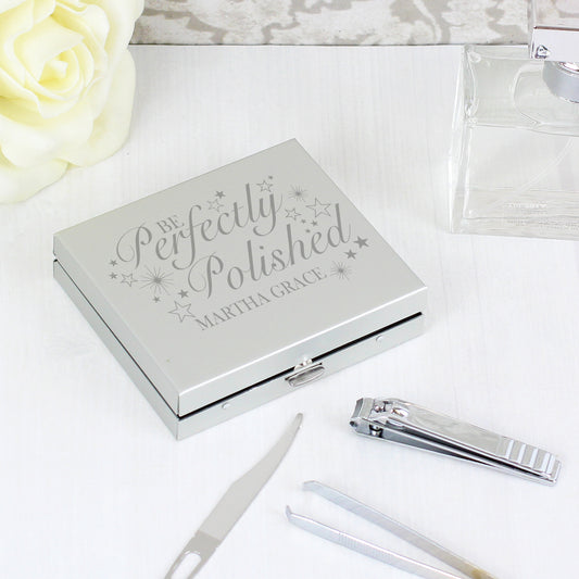 Personalised Perfectly Polished Manicure Set - MK&JD Gifts