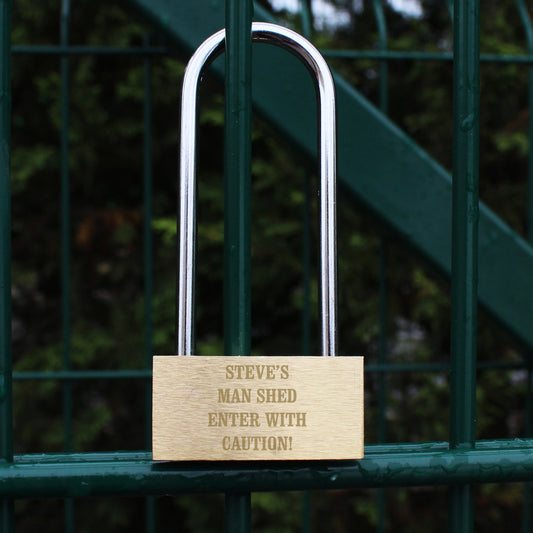 Personalised Any Message Padlock - MK&JD Gifts