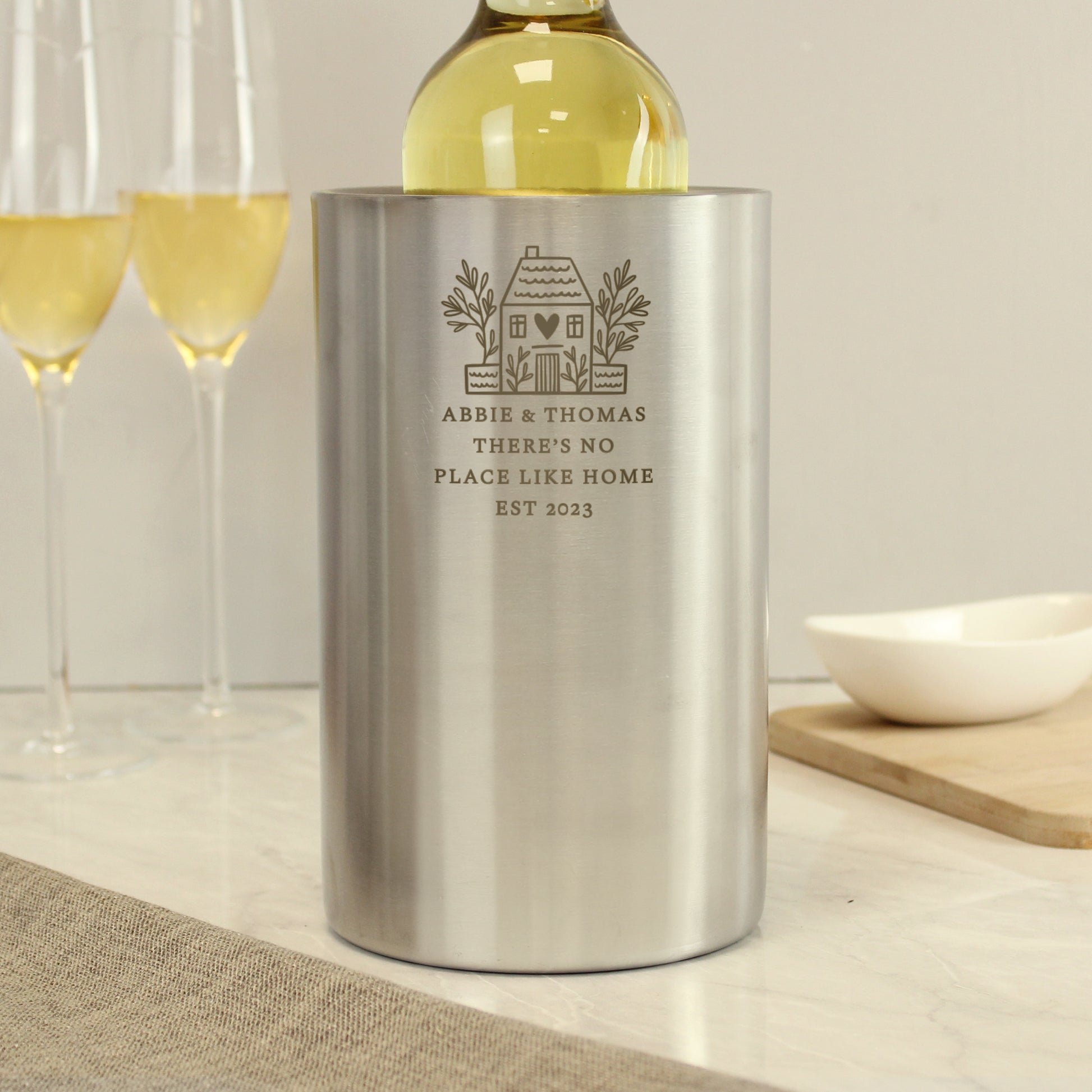 Personalised House Wine Cooler - MK&JD Gifts
