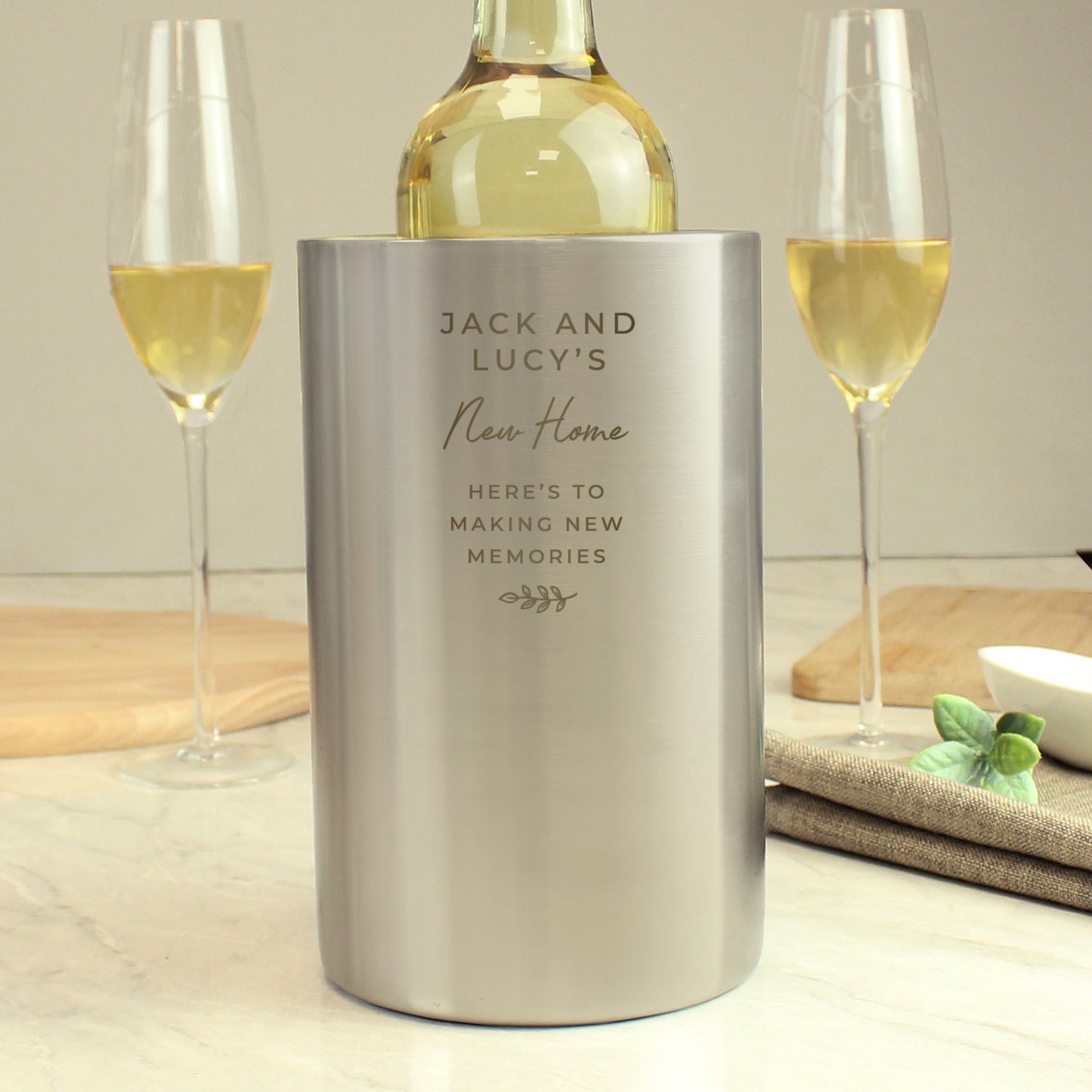 Personalised Free Text Wine Cooler - MK&JD Gifts