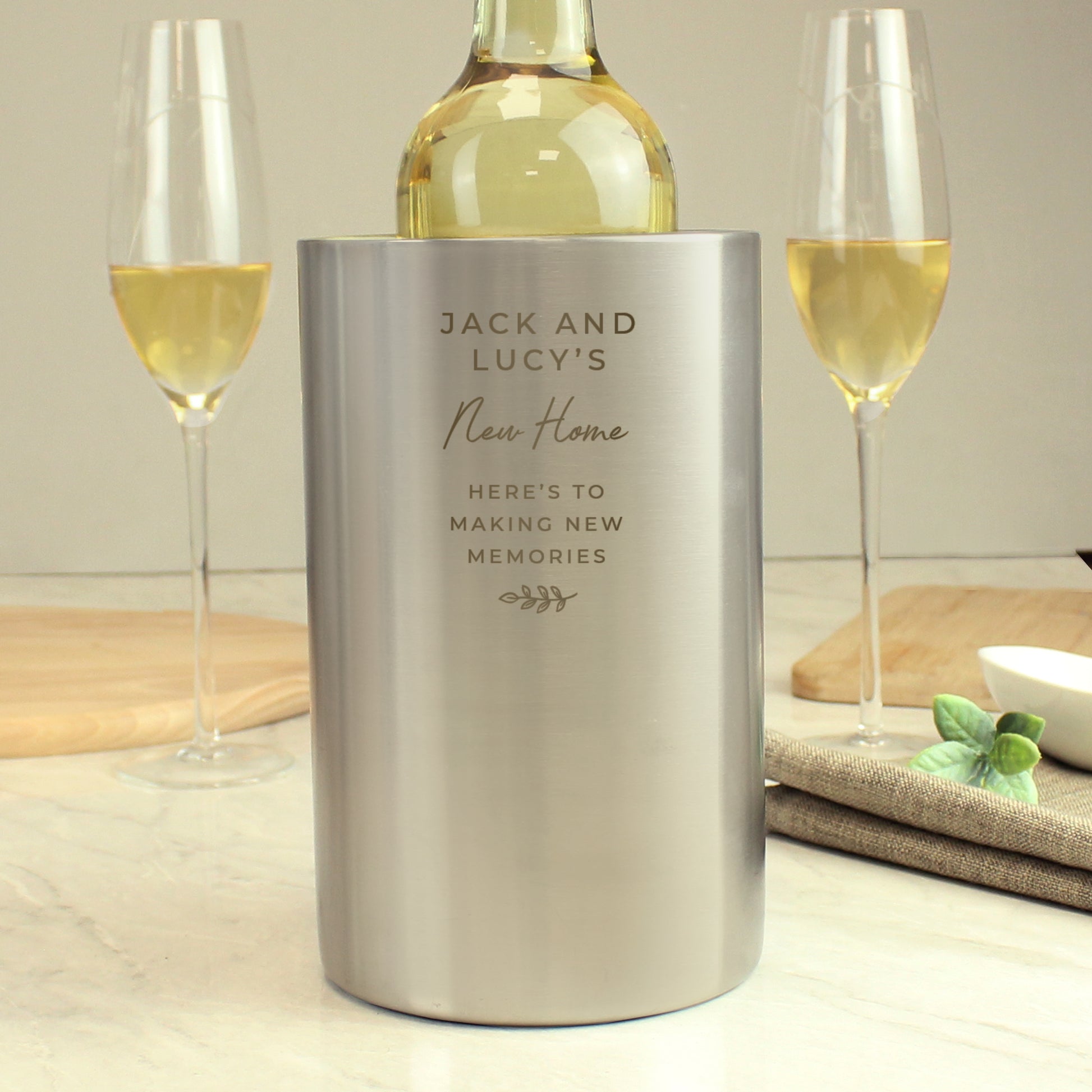 Personalised Free Text Wine Cooler - MK&JD Gifts