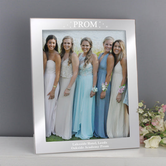 Personalised Prom Night 10x8 Silver Photo Frame