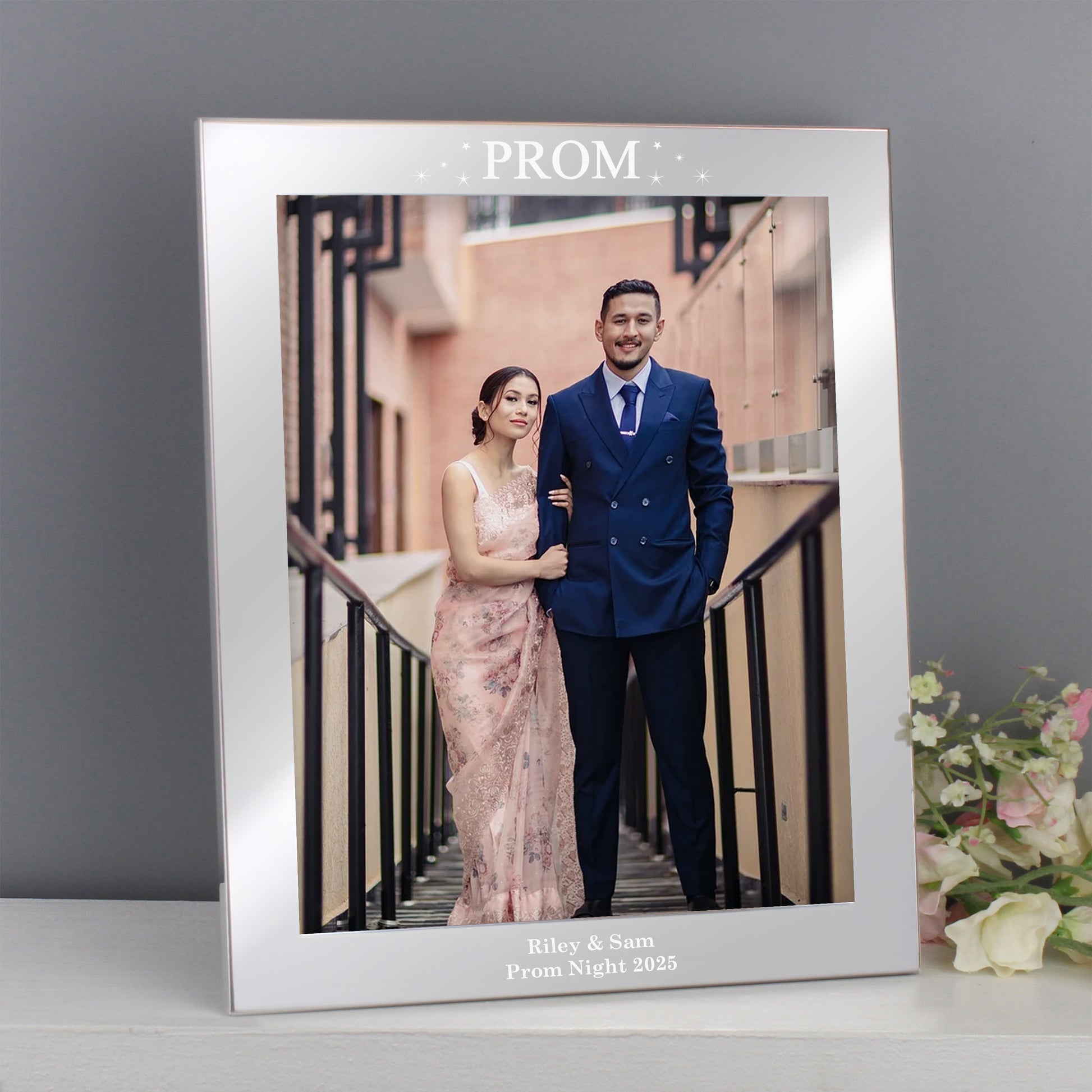 Personalised Prom Night 10x8 Silver Photo Frame - MK&JD Gifts