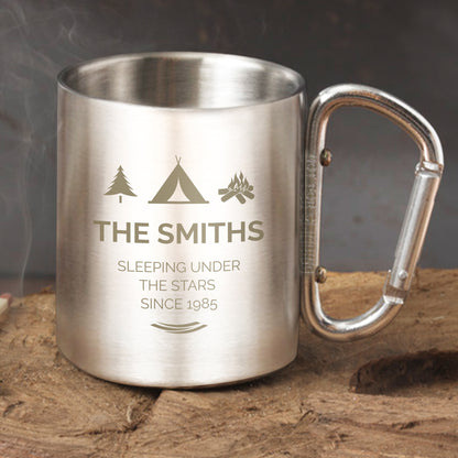 Personalised 'Wilderness Wanderer' Stainless Steel Mug - MK&JD Gifts