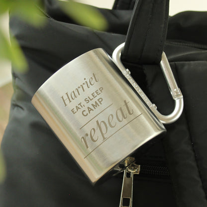 Personalised 'Any Message' Stainless Steel Mug - MK&JD Gifts