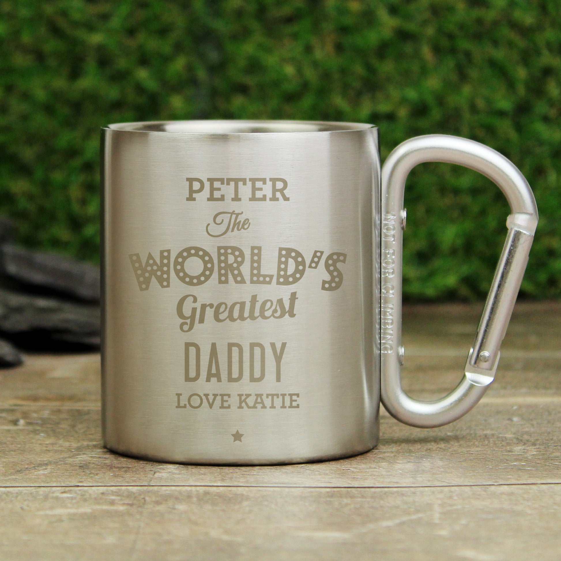 Personalised 'The World's Greatest' Stainless Steel Mug - MK&JD Gifts