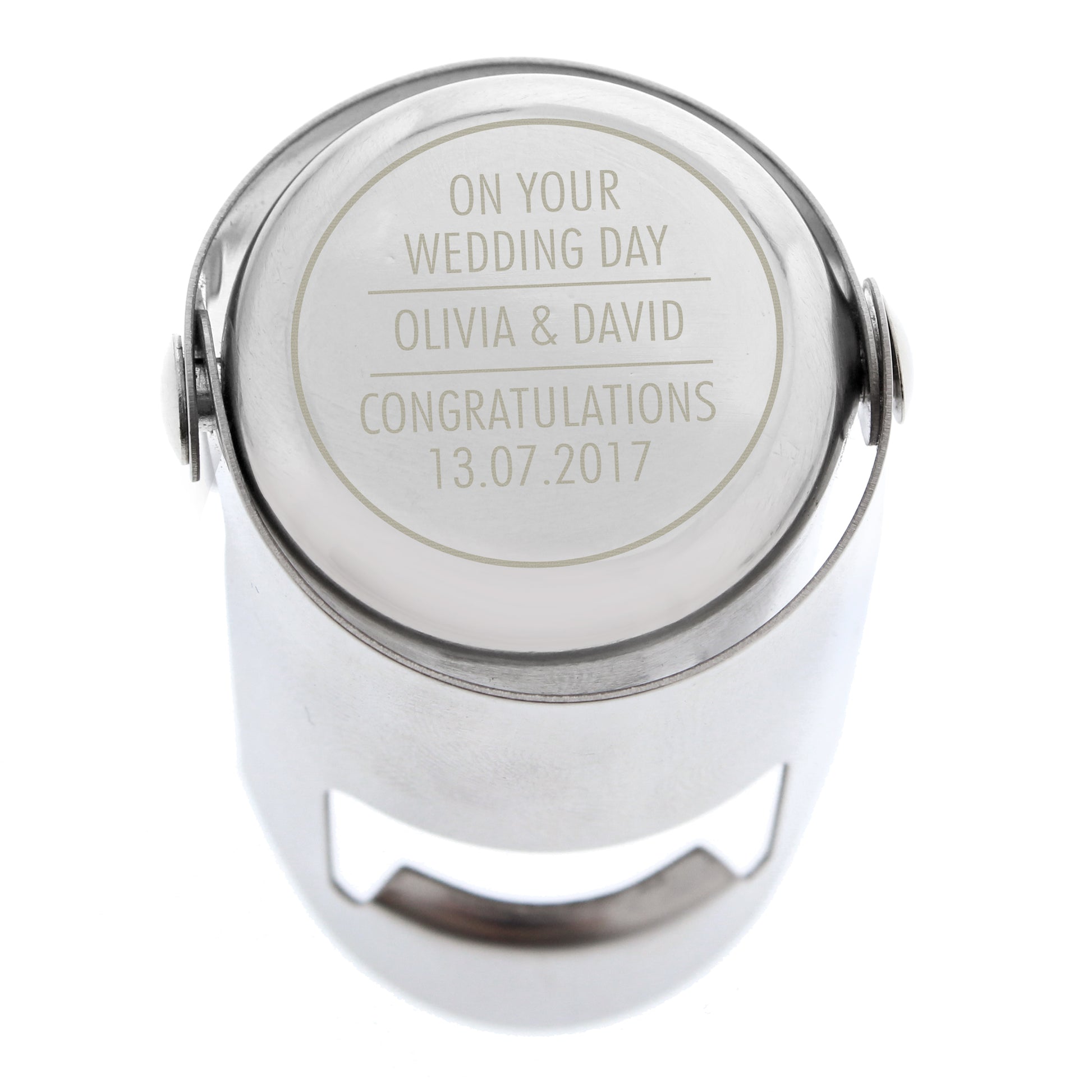 Personalised Classic Bottle Stopper - MK&JD Gifts
