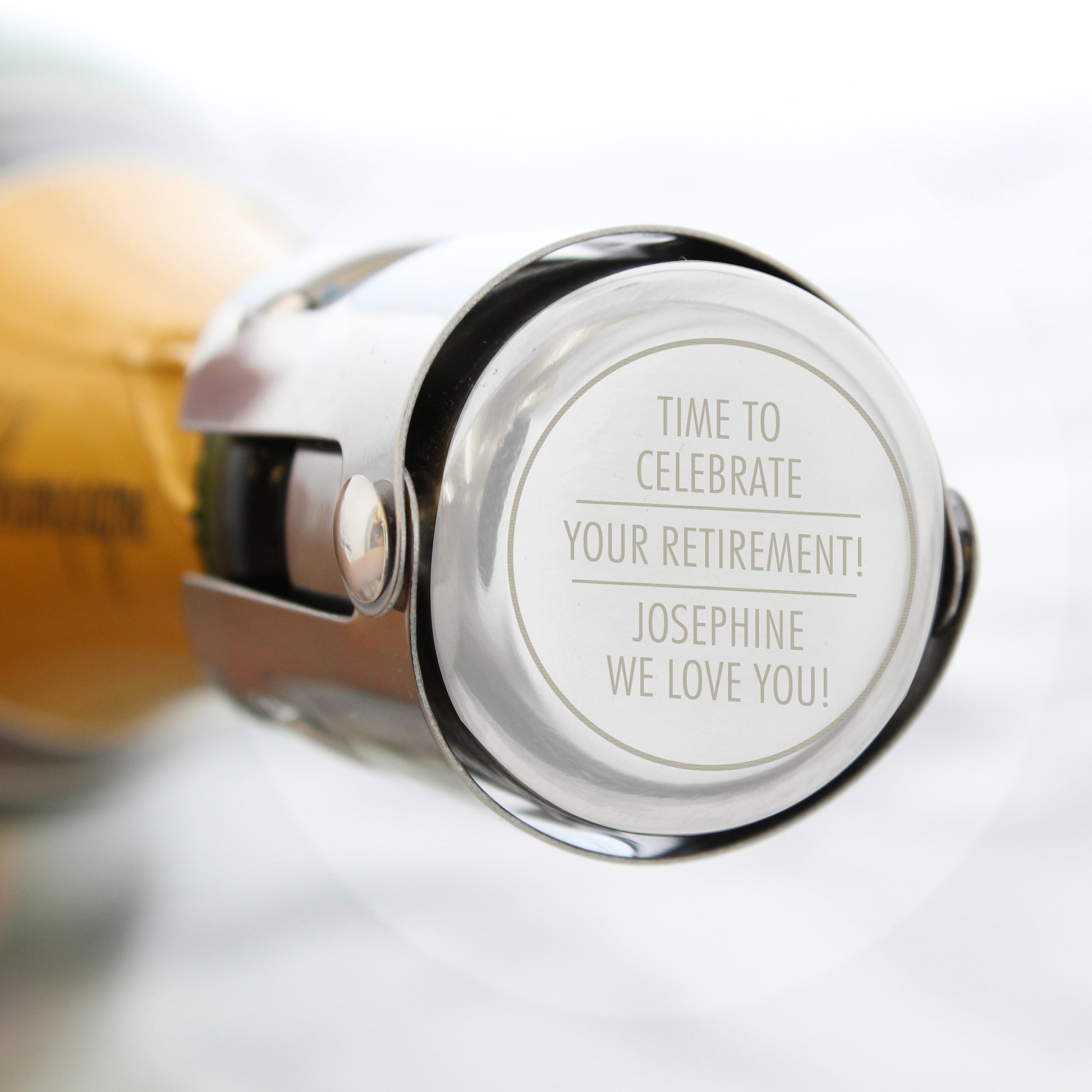 Personalised Classic Bottle Stopper - MK&JD Gifts