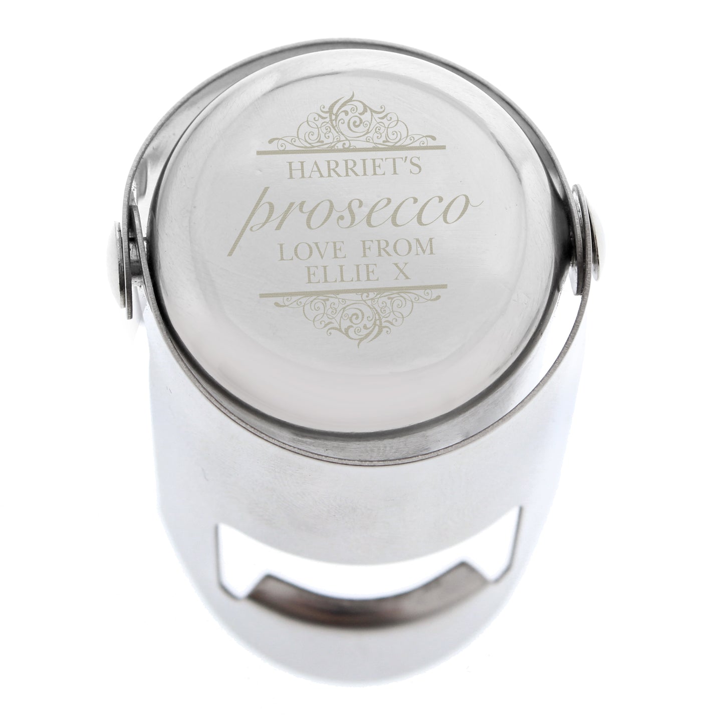 Personalised Prosecco Bottle Stopper - MK&JD Gifts