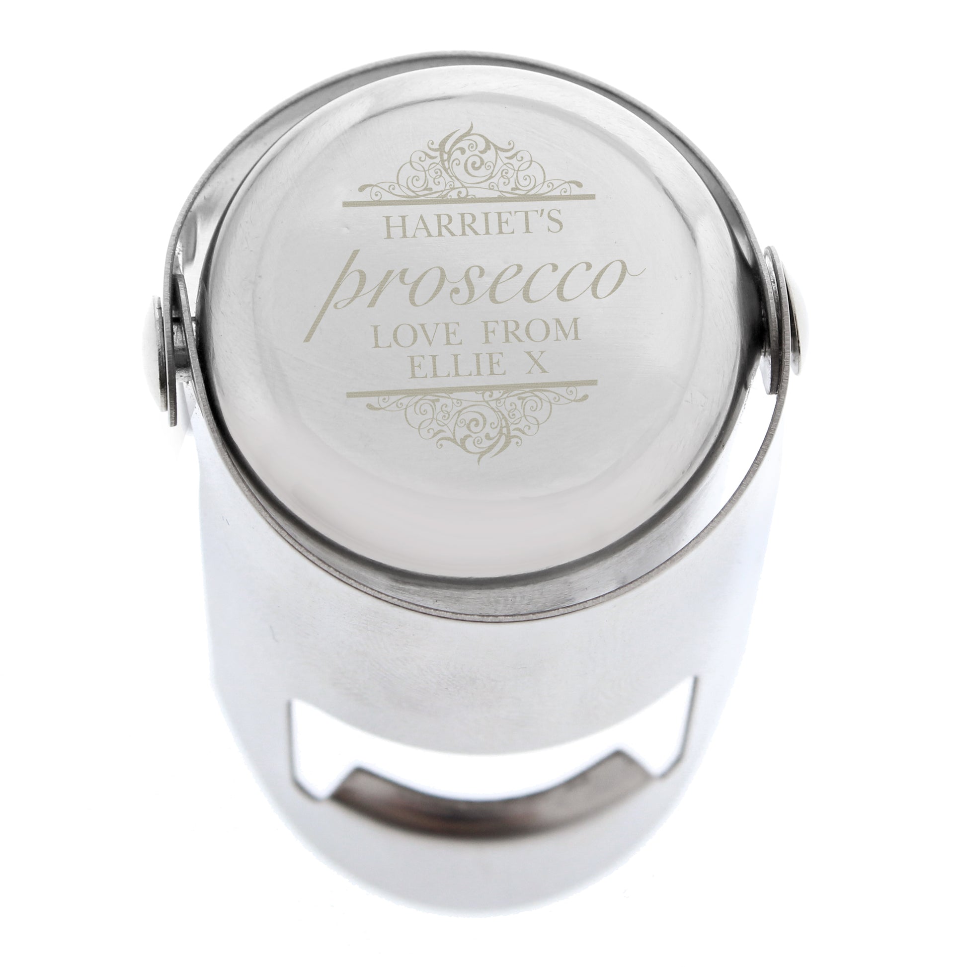 Personalised Prosecco Bottle Stopper - MK&JD Gifts
