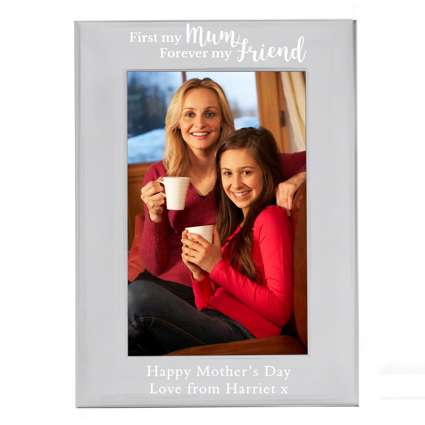 Personalised First My Mum...6x4 Silver Photo Frame - MK&JD Gifts