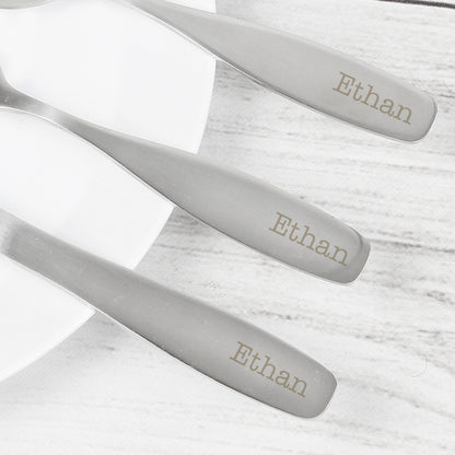 Personalised 3 Piece Cutlery Set - MK&JD Gifts