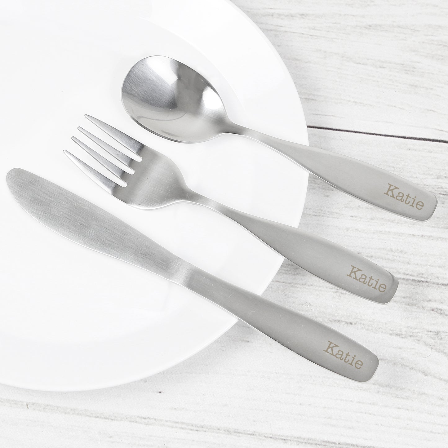 Personalised 3 Piece Cutlery Set - MK&JD Gifts