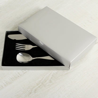 Personalised 3 Piece Train Cutlery Set - MK&JD Gifts