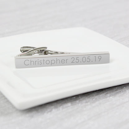 Personalised Tie Clip - MK&JD Gifts