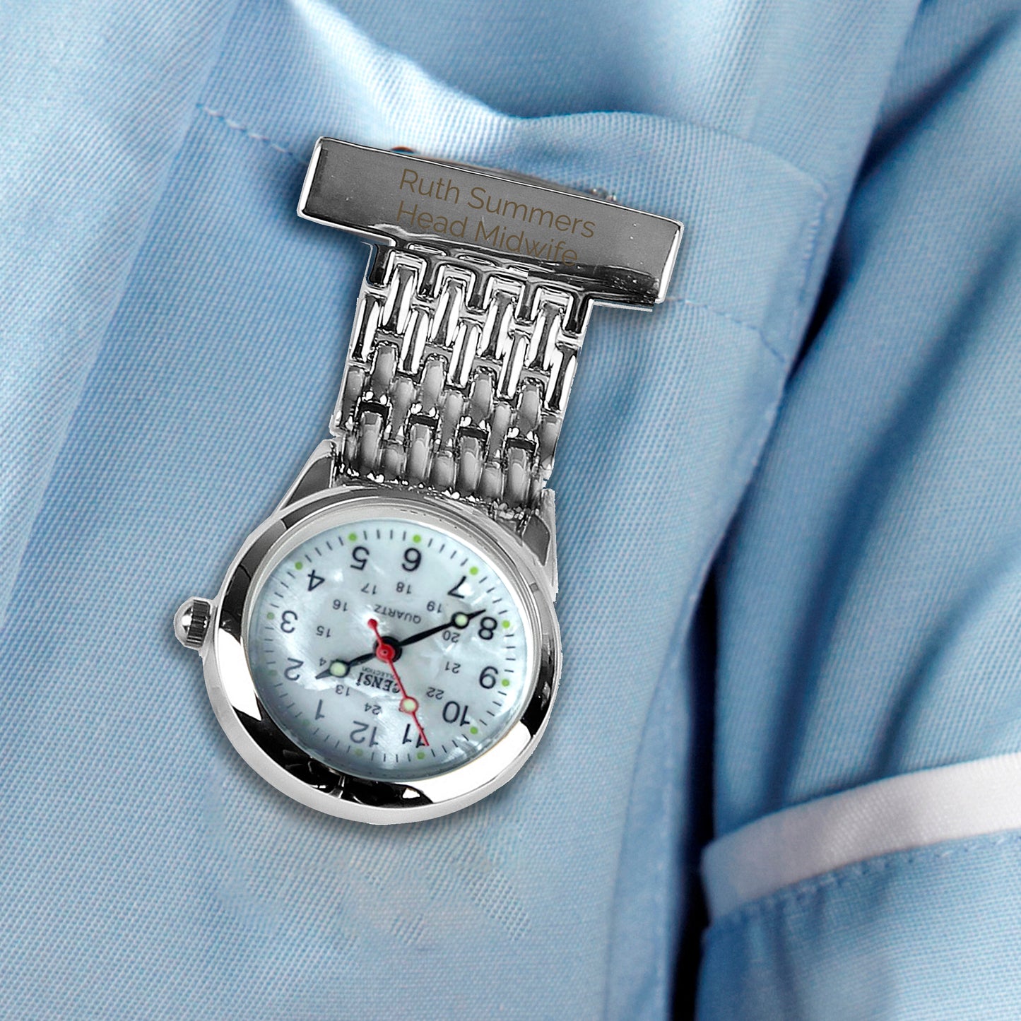 Personalised Nurse's Fob Watch - MK&JD Gifts
