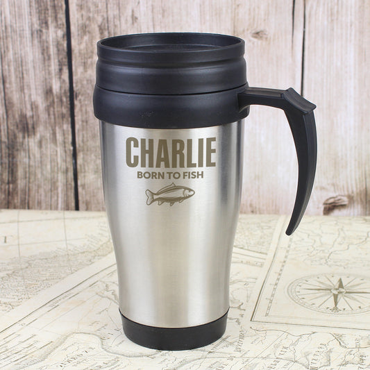 Personalised Fishing Travel Mug - MK&JD Gifts