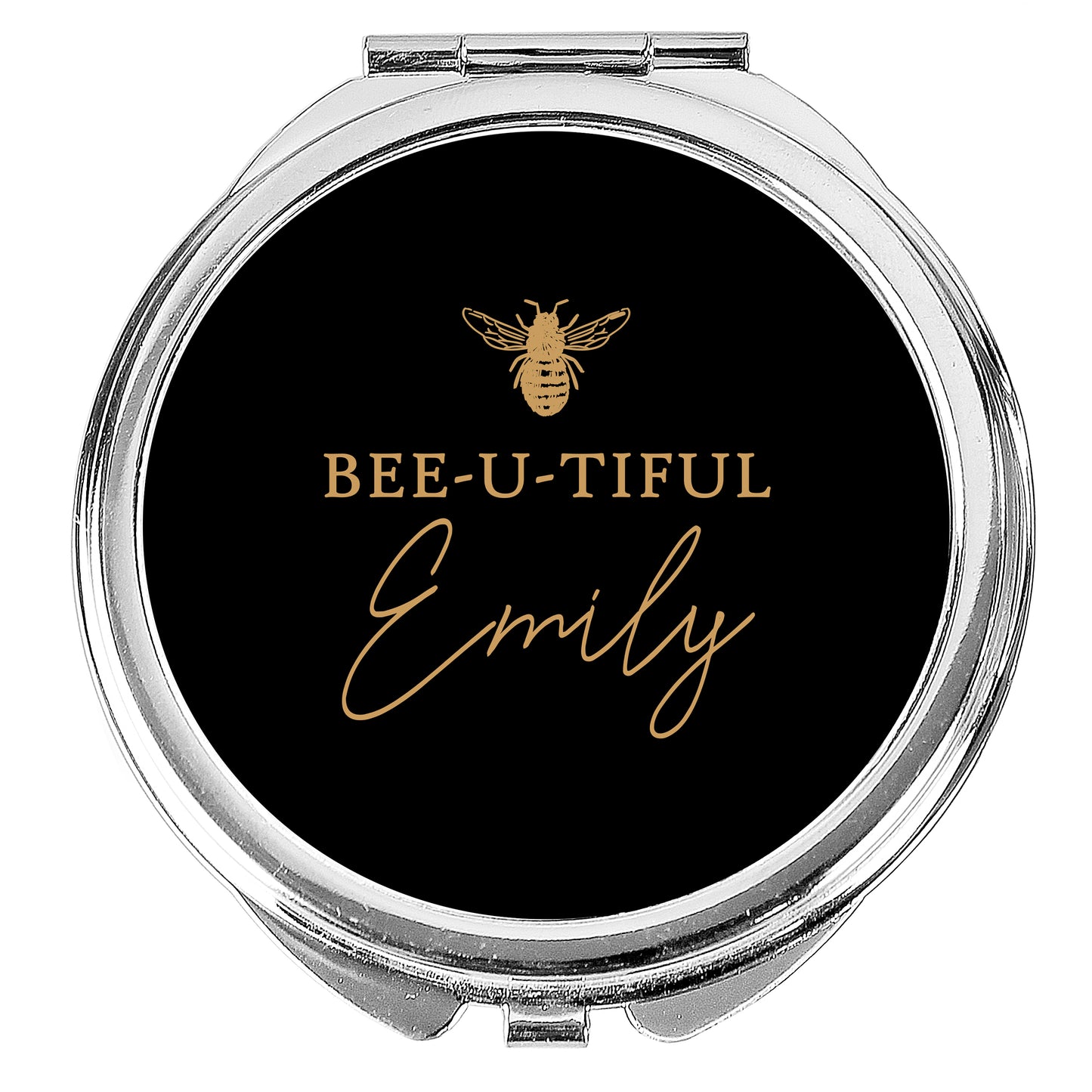 Personalised Bee-u-tiful Compact Mirror - MK&JD Gifts