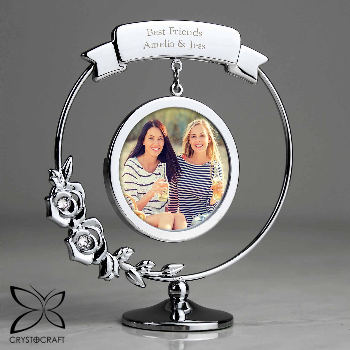 Personalised Crystocraft Photo Frame Ornament - MK&JD Gifts