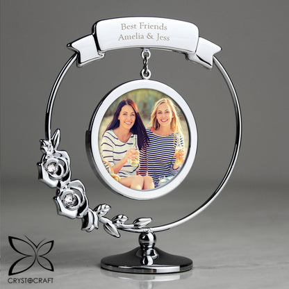 Personalised Crystocraft Photo Frame Ornament - MK&JD Gifts