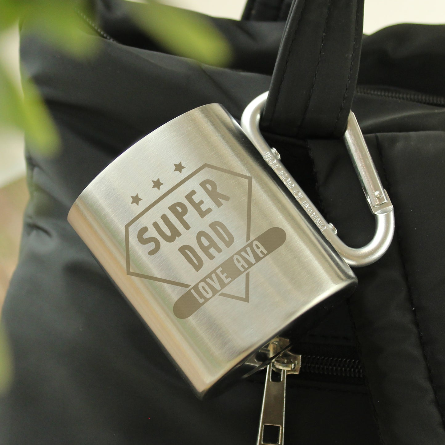 Personalised Super Dad Stainless Steel Mug - MK&JD Gifts