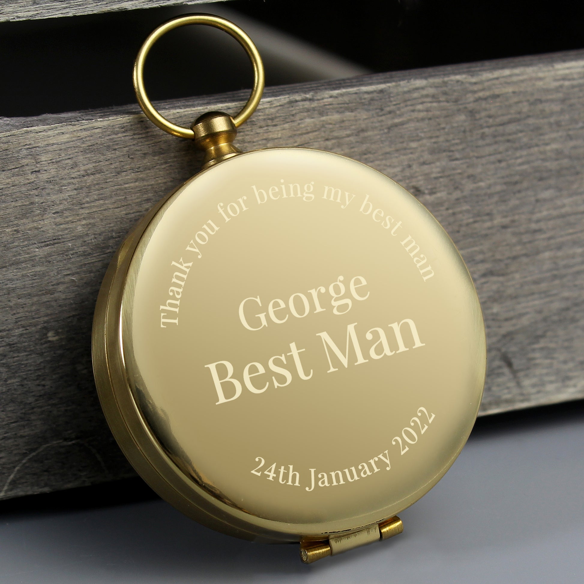 Personalised Wedding Compass - MK&JD Gifts