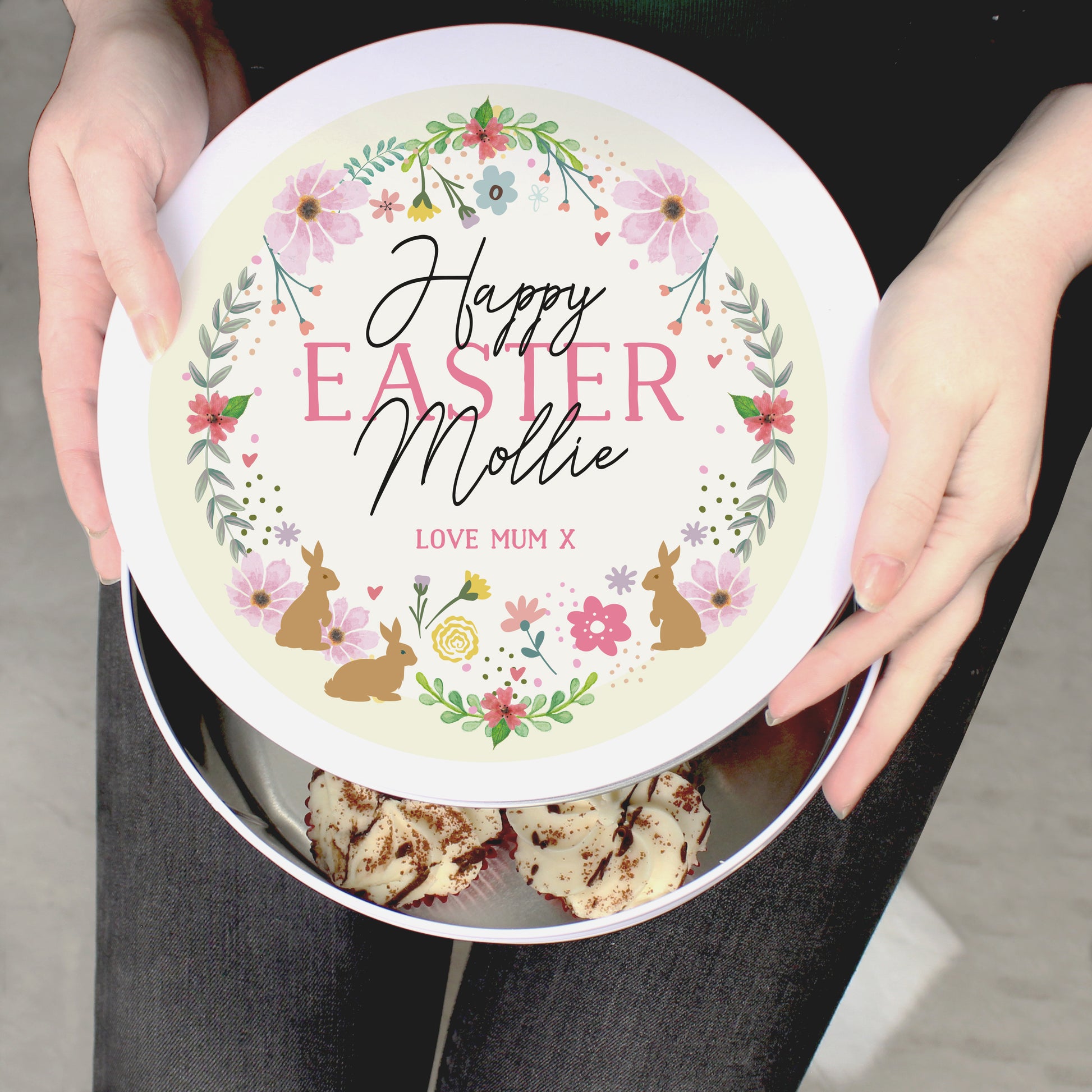 Personalised Easter Cake Tin - MK&JD Gifts