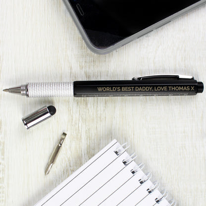Personalised Free Text Multi Tool Pen - MK&JD Gifts