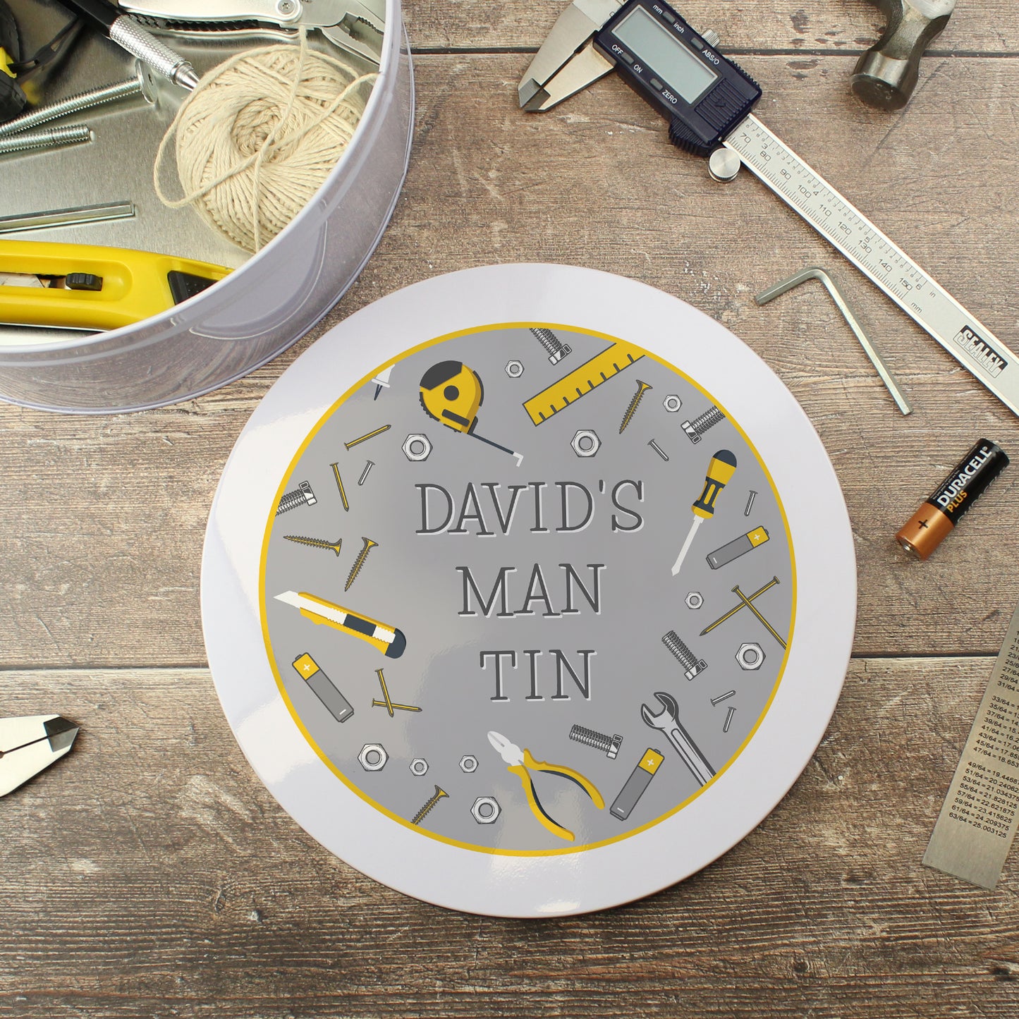 Personalised Bits & Bobs Metal Tin - MK&JD Gifts