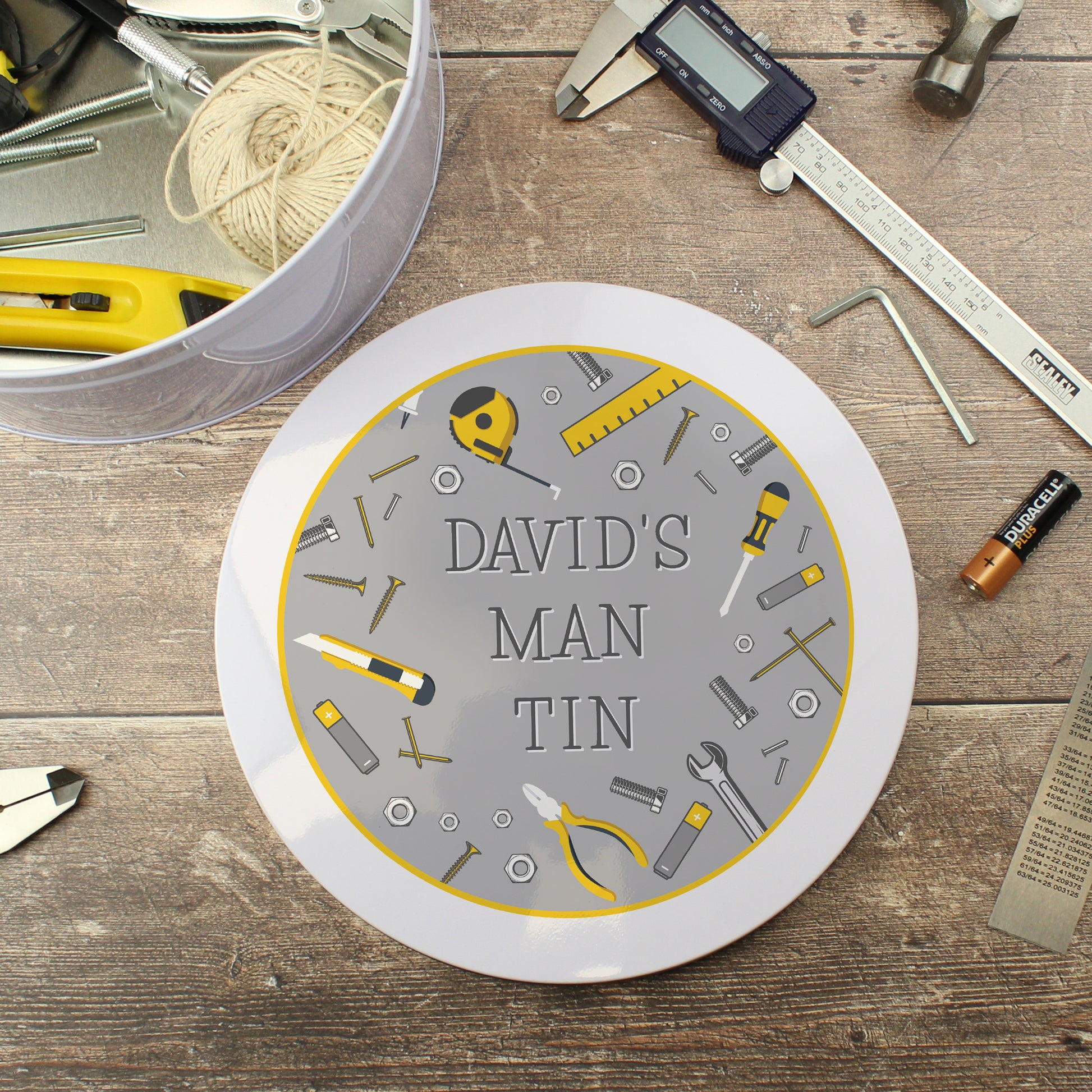 Personalised Bits & Bobs Metal Tin - MK&JD Gifts