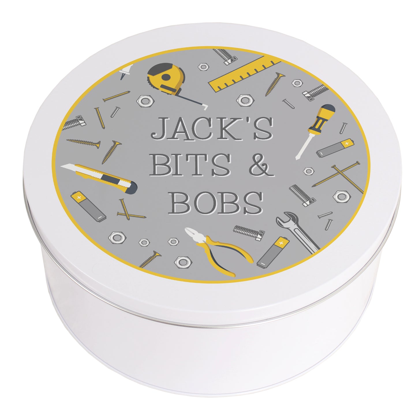 Personalised Bits & Bobs Metal Tin - MK&JD Gifts