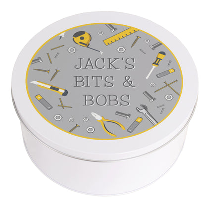 Personalised Bits & Bobs Metal Tin - MK&JD Gifts