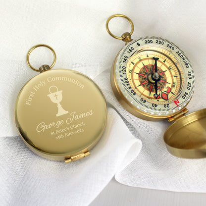 Personalised First Holy Communion Compass - MK&JD Gifts