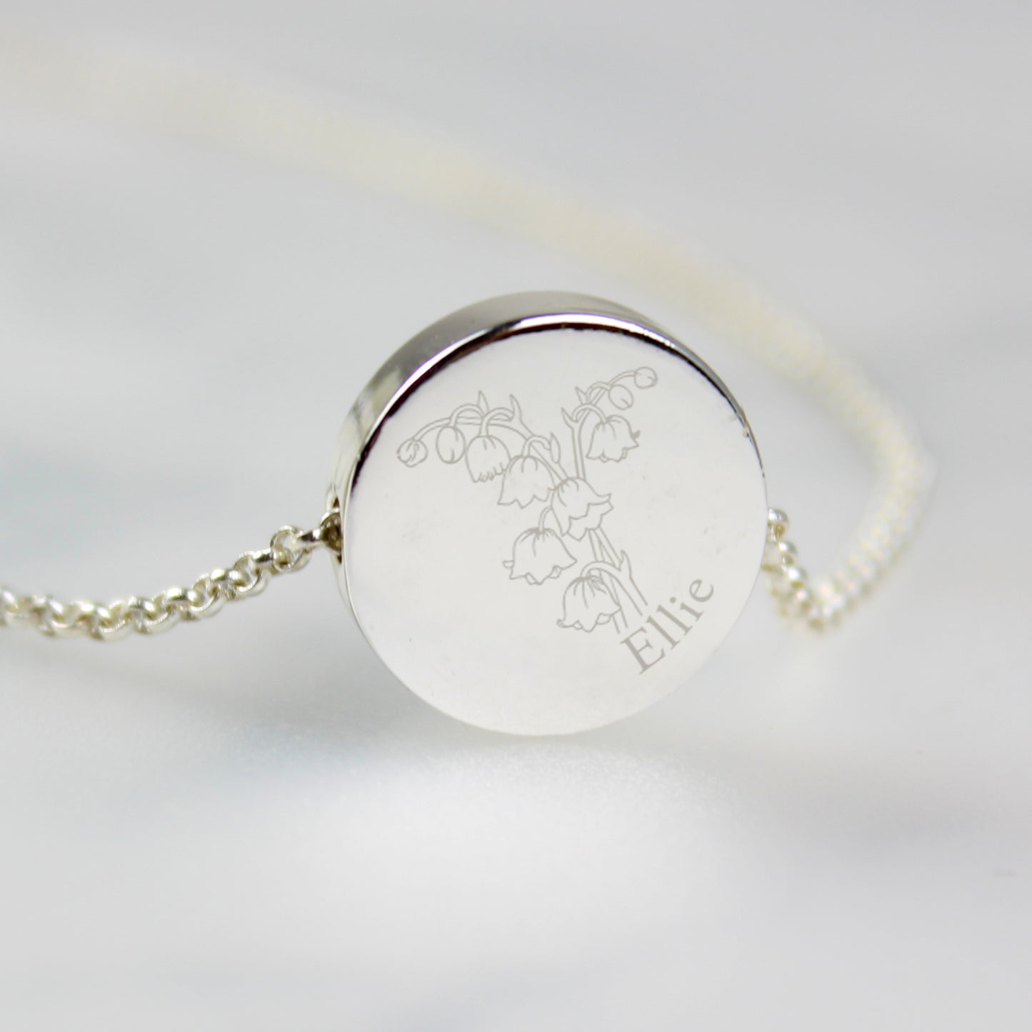 Personalised May Birth Flower Necklace and Box - MK&JD Gifts