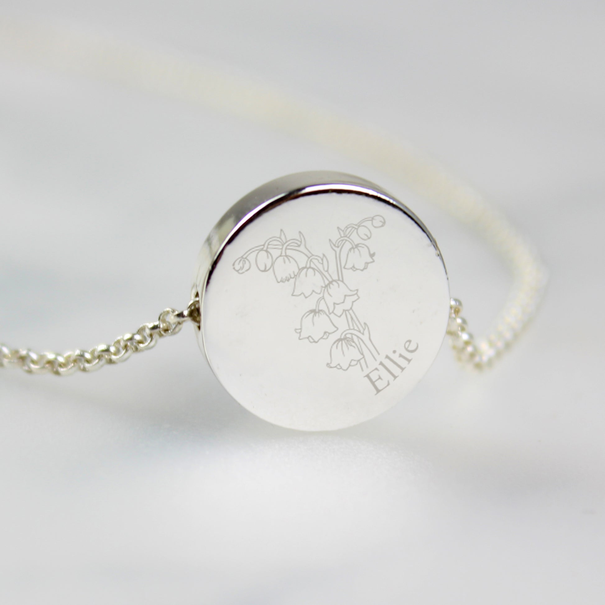 Personalised May Birth Flower Necklace and Box - MK&JD Gifts