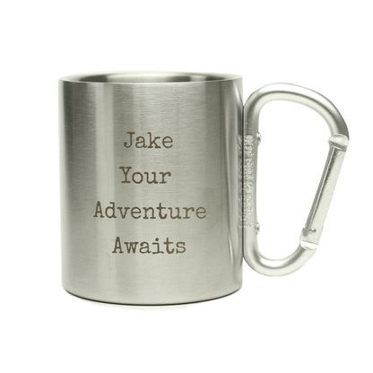 Personalised Free Text Metal Mug - MK&JD Gifts