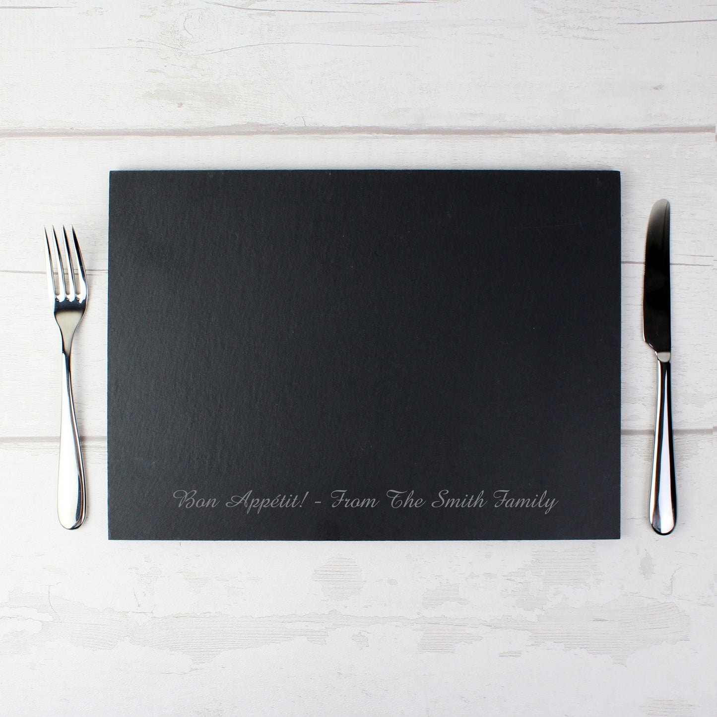Personalised Engraved Slate Placemat - MK&JD Gifts