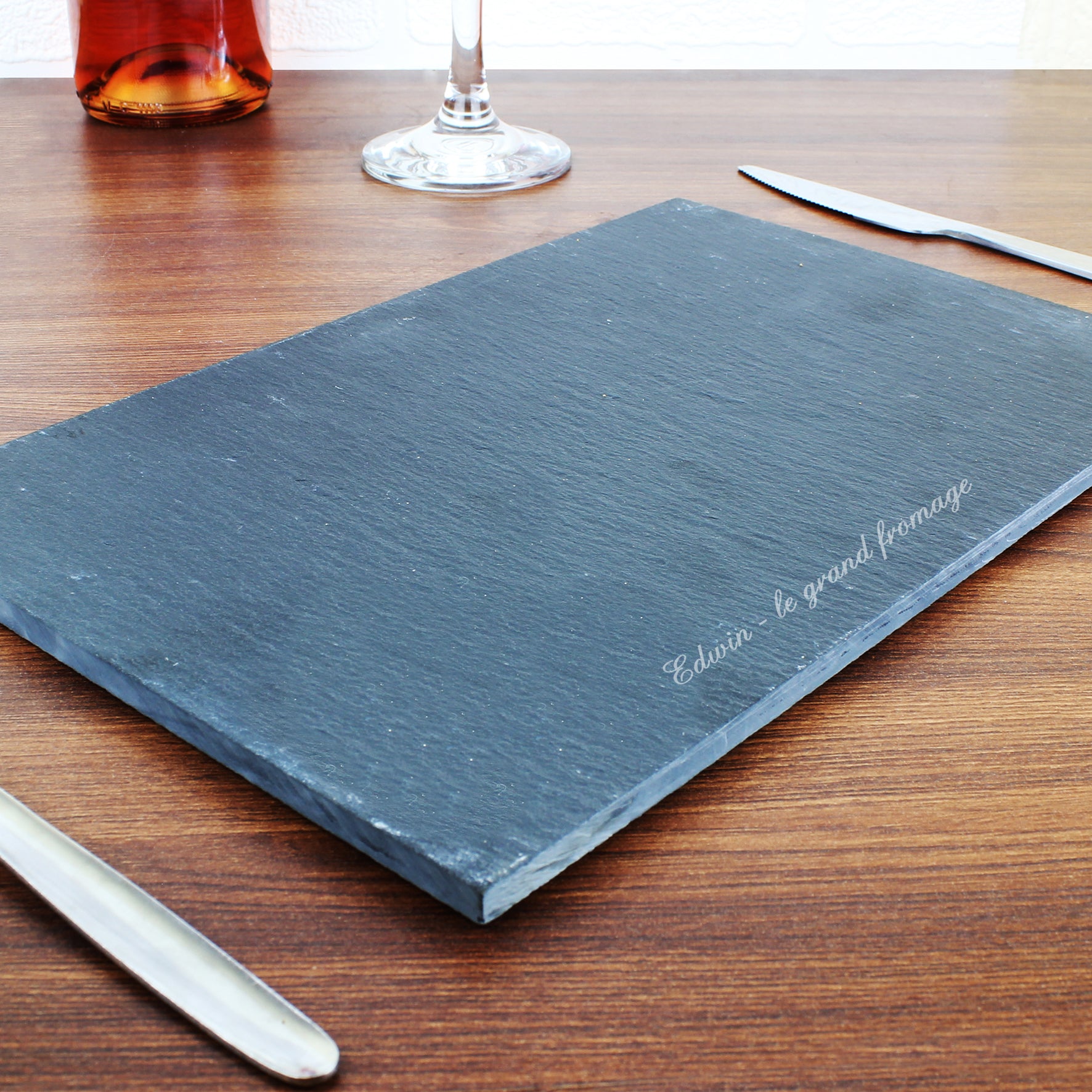 Personalised Engraved Slate Placemat - MK&JD Gifts