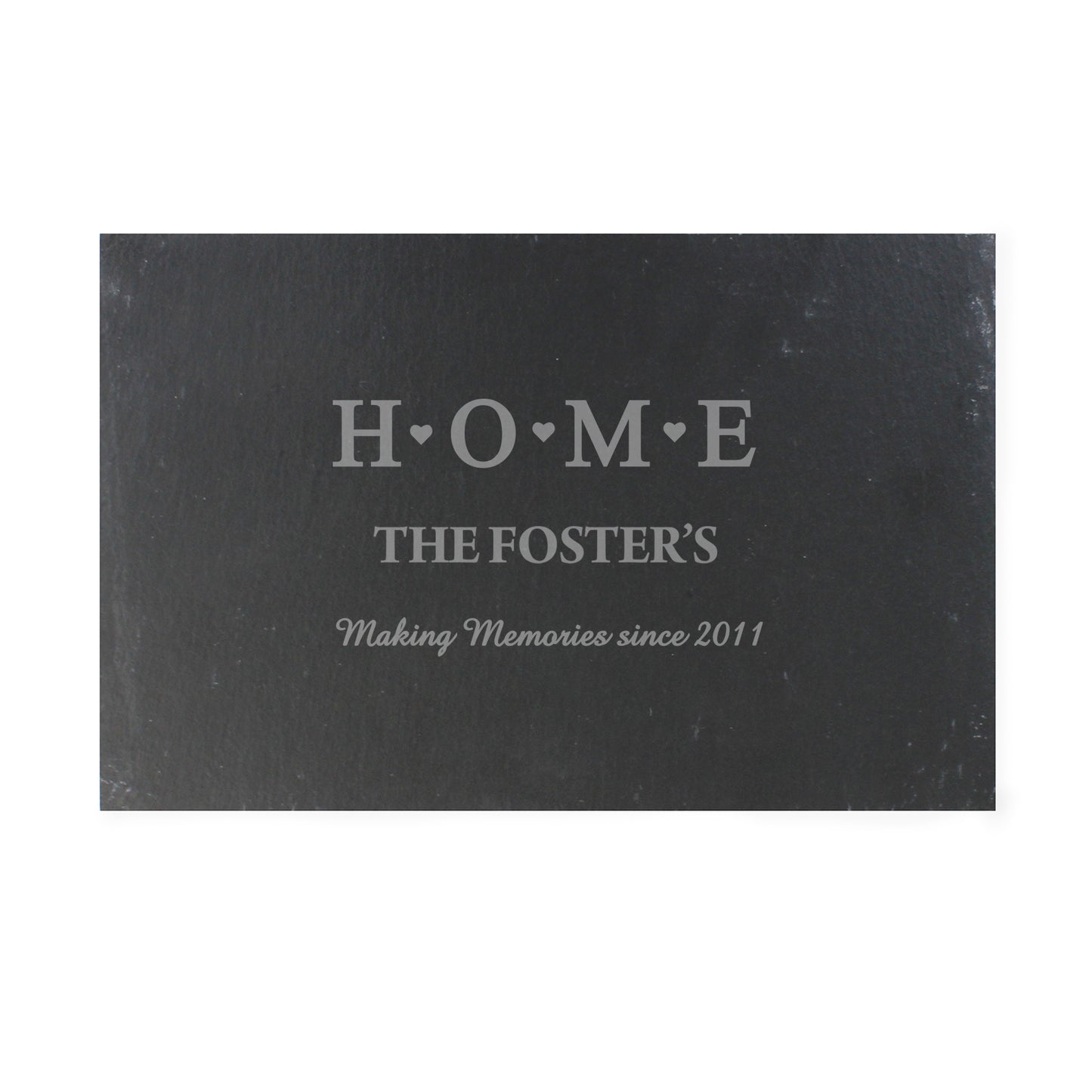Personalised HOME Slate Rectangle Placemat - MK&JD Gifts